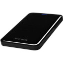 RaidSonic ICY BOX "IB-223StU+B" External enclosure for 2.5" SATA HDD, USB2.0, Plastic-Glossy finish, Smart AP software, 1x Silicone protection sleeve, Black