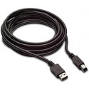 Cable USB, A-plug B-plug, Black, 1.8 m, USB2.0