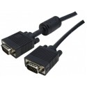Cable VGA Coaxial 3+4 HDB15M/HDB15M, dual shield, 5 m