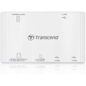 Card Reader All-in-1 Transcend "TS-RDP7W"  White USB2.0