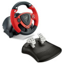 Genius Twin Wheel FX, PC/PS3, Vibration Feedback Leather Feel Racing Wheel, USB, Black