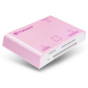 Card Reader All-in-1 Transcend "TS-RDP8R"  Pink USB2.0