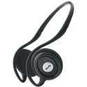 Hardity HP-240MV, Headphones with  microphone, volume control, foldable rear-band headset, Black