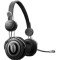 Hardity HP-310MV, Headphones with  microphone, volume control, Black/Silver