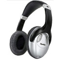 Hardity HP-440MV, Headphones with  microphone, volume control, Black/Silver