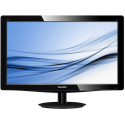 20.0" PHILIPS LED 206V3LAB Glossy Black (5ms, 10000000:1, 250cd, 1600x900, DVI, Speakers, Slim Design)