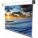 Sopar Electrical Projection Screen "PROFESSIONAL"-series, 220x220cm, Matt White, Weight: 17.5kg. Case width 11cm.
