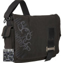 15.4" NB  bag - CaseLogic SNM15FK Black Campus Messenger Bag Exterior side pockets  Quick-adjust shoulder strap Padded computer compartment  Internal organizer panel Heavy-duty stitching  Unique exterior graphic 100% Cotton Canvas