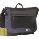 15.4" NB  bag - CaseLogic TKM15B Blue Business Messenger Bag Fully lined interior  Full featured organizer panel  Matching USB shuttle included  1680/840D – exterior  300D 2 tone – interior