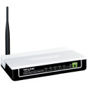 TP-LINK TD-W8151N, 150M Wireless Lite N ADSL2+ Modem Router, 3-in-1: modem, 1-port NAT router and Wireless Access Point, 1T1R, 2.4GHz, 802.11n/g/b, ADSL/ADSL2/ADSL2+, Annex A, with ADSL spliter, fixed Antenna