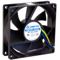 PC Case Fan Chieftec AF-0825PWM, 80x80x25 mm, Ball Bearing, 950~3600rpm, 21~35dB, 1xMolex