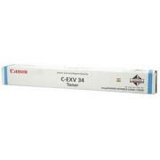 Toner Canon C-EXV34 Cyan, (270g/appr. 19000 pages 10%) for Canon iRC2020L/20i/25i/30L/30i