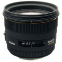 Prime Lens Sigma AF 50/1.4 EX DG HSM F/Nik В комплекте бленда и чехол. Диаметр фильтра 77мм.