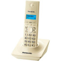 Радиотелефон DECT Panasonic KX-TG1711UAJ, Beige, AOH, Caller ID AOH, Caller ID (журнал на 50 вызовов), телефонный справочник (50 записей), русскоязычное меню, 12 мелодий звонка, подсветка дисплея, часы с будильником, повторный набор номера, поиск трубки, 