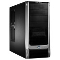 CoolerMaster RC-330U-KKN1-GP "ELITE 330U" ATX Case, without PSU, Meshed front panel, Bottom mounted PSU, Tool-less, 120 mm rear silent fan, 2xUSB2.0/Audio, Black/Silver