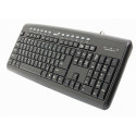 Keyboard Genius KB-M220 Multimedia, 12-keys, PS/2, Black