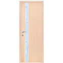 Дверь МДФ Квадра Z7s-P1 2000*700 бук розовый