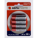 AgfaPhoto Alkaline, Mignon AA, LR6, Blister 4