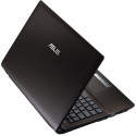 Ноутбук Asus K53E, 15.6", Intel Core i3-2330M 2.2 GHz, 4 GB DDR3, HDD 500 GB 5400 rpm, Intel HD Graphics 3000, HDMI, DVD-RW, GigaBit LAN, WiFi 802.11n, Bluetooth, 3USB, Card Reader, 0.3MP Webcam, DOS, 6-cell 5200 mAh Li-Ion battery