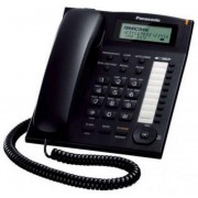 Телефон Panasonic KX-TS2388UAB, Black, LCD, AOH, Caller ID, Sp-phone