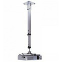 Ceiling Mount Reflecta "Supra" Universal  Silver, 610-930mm, max.load 25kg Stable and solid construction. Projector tiltable at each side 10° and front side 30°. Possibility for easy changing of height (610 – 930 mm) and slope of projector. Universal proj