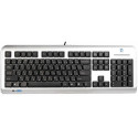 Keyboard  A4Tech X-slim keyboard, silver-black, A-shape,  A4-LCDS-720R-BL-USB