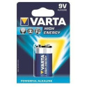 Varta High Energy 9V (Crona) ALkaline, Blister*1