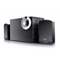 Edifier P2060  Black, 2.1/ 14W+ 2x8W RMS, with USB input for MP3 audio filles, all wooden, (sub.5" + satl. 2,75")