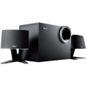 Edifier M1385 Black, 2.1/ 12W+ 2x8W RMS, FM Radio, wired control, sub. wooden, (sub.5" + satl.2.75")