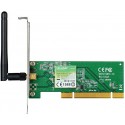 TP-LINK TL-WN751ND, 150Mbps Wireless Lite N PCI Adapter, Atheros chipset, 1T1R, 2.4GHz, compatible with 802.11n/g/b, 1 detachable antenna