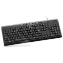 Keyboard KME KM-3381-01, USB, Multimedia, Black, EN/RU/RO layouts