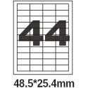 Этикетка универсальная А4/10 48.5х25.4 зеленая