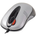 Mouse A4Tech, Optical  800 Dpi, PS/2, Silver, "double-click" button