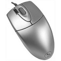 Mouse A4Tech, Optical  800 Dpi, USB, Silver, "double-click" button