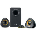 Speakers Genius SW-2.1 800, 20W RMS, remote control, headphone and line-in jack