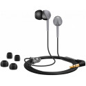 Earphones Sennheiser CX 200 Street II Black, 20—20000Hz, 16ohm, SPL:110dB, dinamic, cable 1.2m Вес 5г. Инновационный дизайн корпуса для легкой регулировки и комфортной посадки в ушном канале (ушные вкладки различных размеров включены в поставку); Мощный b