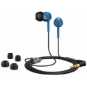 Earphones Sennheiser CX 215 Blue, 20—20000Hz, 16ohm, SPL:110dB, dinamic, cable 1.2m Мощный звук насыщенный НЧ. Высокая степень защиты от окружающего шума Симметричный кабель