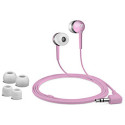 Earphones Sennheiser CX 300 Precision Pink, 19—21000Hz, 16ohm, SPL:113dB, dinamic, cable 1.2m Высококачественная динамическая спикерная система обеспечивает мощный bass-driven стерео звук. Великолепная посадка внутри ушного канала (ушные вкладки различных