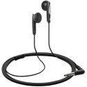Earphones Sennheiser MX 370 Black, 18—20000Hz, 16ohm, SPL:118dB, cable 1.2m Вес 12гр. Вставные.