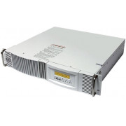 UPS PowerCom VGD-2000A RM On-Line, LCD, LAN protection, RS-232,USB,SNMP Slot,EPO, 2 Socket