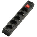 Surge Protector Sven Optima Base, 3 Sockets, 1.8m, BLACK flame-retardant material