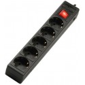 Surge Protector Sven Optima Base, 5 Sockets, 1.8m, BLACK flame-retardant material