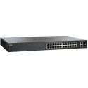 24-port 10/100Mbps Switch Cisco SLM224GT-EU, 2-port 10/100/1000Mbps, 2xSFP expansion slots