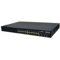 24-port 10/100Mbps Switch ASUS "GX2024X", 2-port 10/100/1000Mbps, 2xSFP slot, Layer 2 Managed