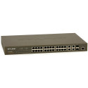 24-port 10/100Mbps Switch TP-LINK "TL-SL5428E" + 4-port 10/100/1000Mbps,2xSFP slot Standards IEEE 802.3, 802.3u, 802.3ab, 802.3z, 802.3ad, 802.3x,  IEEE 802.1D, 802.1p, 802.1Q, 802.1v, 802.1w, 802.1X, 802.1s, IEEE 802.3ac, RFC 1541, RFC 1112, RFC 2236, RF