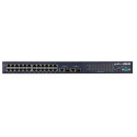 24-port 10/100Mbps Switch ASUS "GX3024X", 2-port 10/100/1000Mbps, 2xSFP slot, Layer 3 Managed ASUS GX3024X 24-port 10/100Mbps + 2 SFP Managed Layer 3 Ethernet Switch, 1U, Front RS232 and USB Management, Auto MDI/MDI-X, 8K MAC address table, Store & forwar