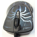 A4Tech BlueSpider Mouse, Anti-Vibrate, Laser, 3600dpi, 64Kb, WeightTuning, SPI-Time-1ms, 7080frame/sec, 45inches/sec, 6,4Mpix/sec, 30x30-ImageSensor, 6-button, USB