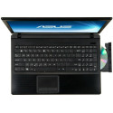 Ноутбук Asus X54H, 15.6", Intel B800 1.5 GHz, 2 GB (2x1) DDR3, HDD 500 GB 5400 rpm, Intel HD GMA, HDMI, DVD-RW, Gbit NIC, 802.11n, 2USB 2.0, Card Reader, 0.3MP Webcam, DOS, 4-cell 2600mAh Li-Io