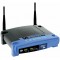 Wireless Access Point Router Linksys WRT54GL-EU, w/ 4-Port Switch 802.11g and Linux All-in-one Internet-sharing Router, 4-port Switch, and 54Mbps Wireless-G (802.11g) Access Point  Shares a single Internet connection and other resources with Ethernet wire