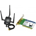 PCI Wireless N LAN Adapter ASUS "WL-130N/EU", 270Mbps, 802.11n/g/b, 2.4GHz, Deatacheable  Antenna